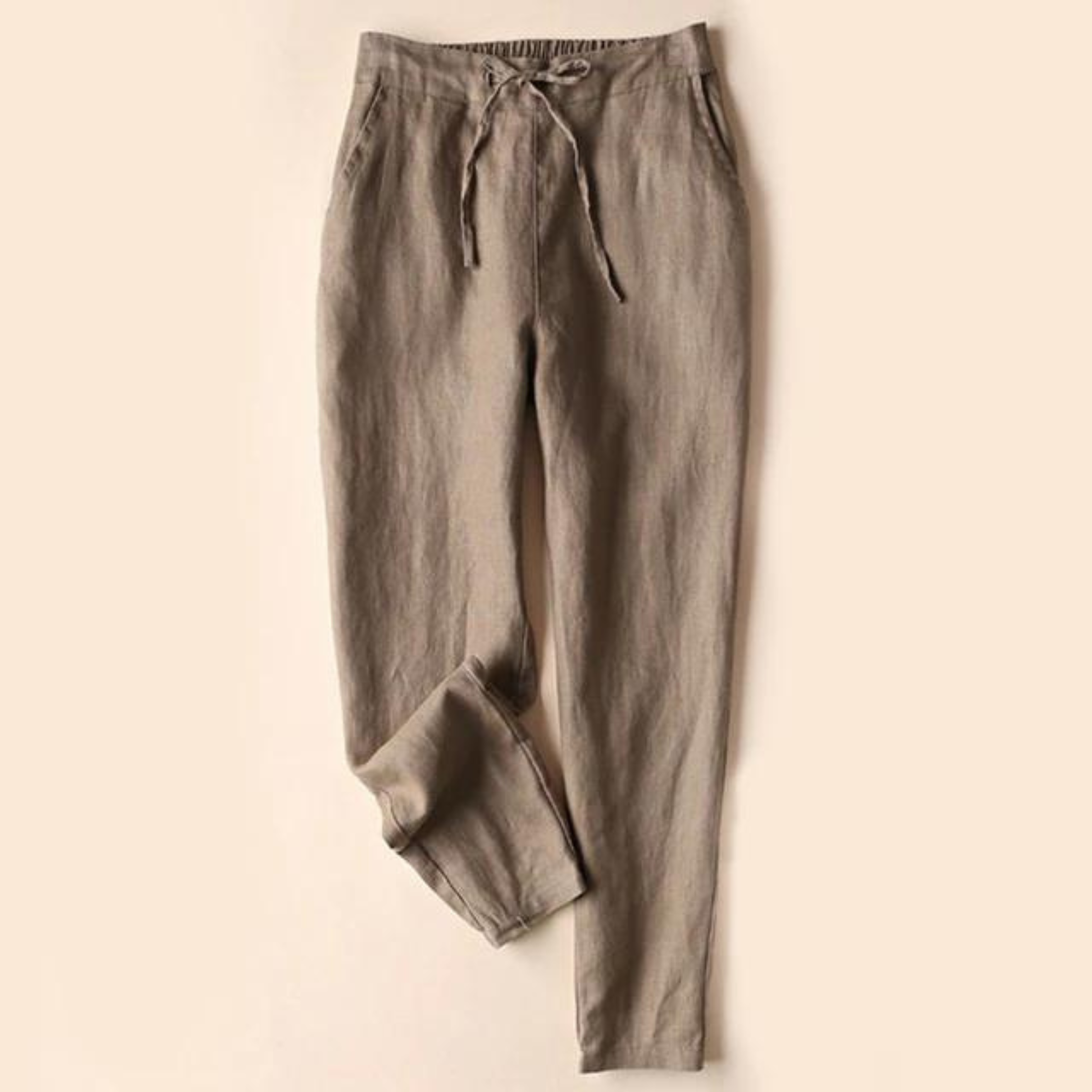 Women's cotton-linen pants